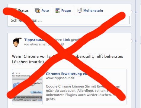 Facebook bleibt außen vor!